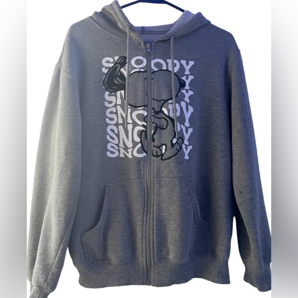 Snoopy zip up sweater